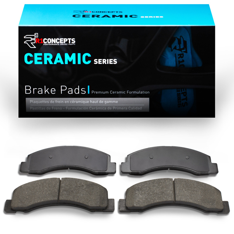 Ford F-350 Super Duty Brake Pads - Front - R1 Concepts - R1 Ceramic - Ceramic - `99-`05